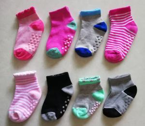Quality Eco Friendly Casual Infant Baby Socks , Anti Slip Baby Ankle Socks Customized Color wholesale