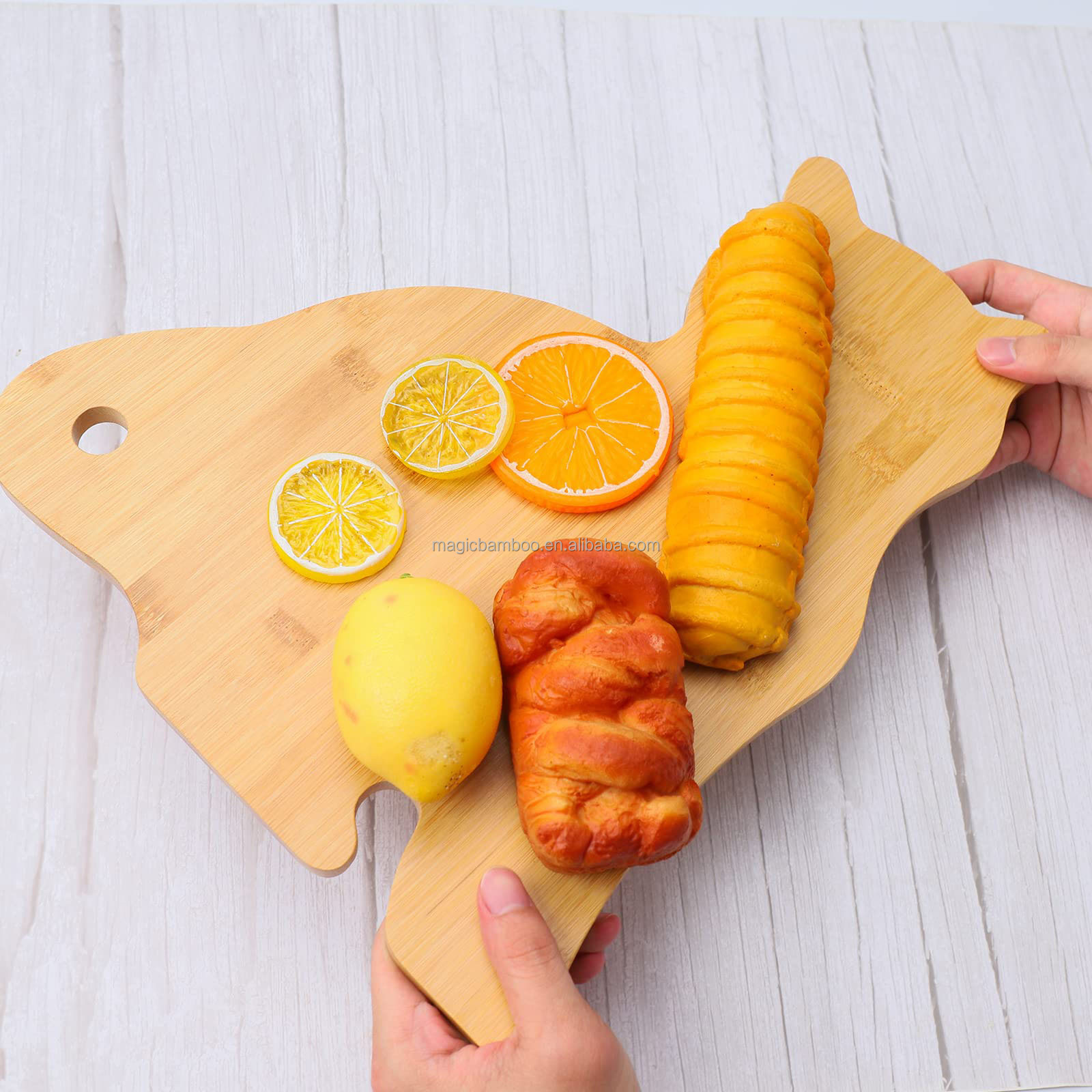 Personalized Funny Kids Cheese Board Cute Wood Cutting Board for Serving and Storage