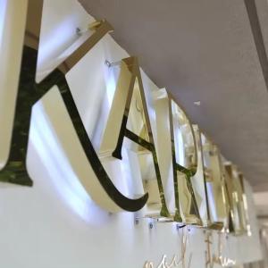 Quality 12V LED Acrylic Backlit Letters for Outdoor Business Signs Custom LED Signage Letters wholesale