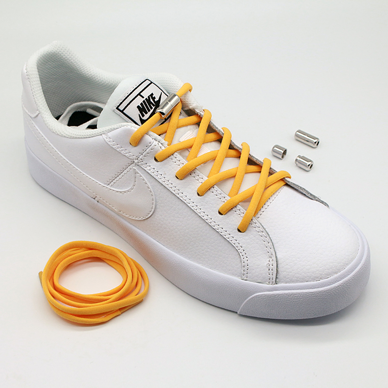 Lazy Elastic Sports Magnet Shoelaces No Tie Custom Logo For Sneakers