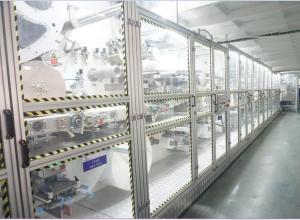 Quality Mitsubishi System Remote Control 300kw Baby Diaper Machinery wholesale