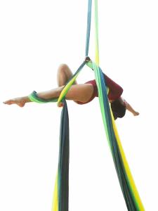Quality Customized Color 210T Parachute Nylon Aerial Yoga Swing Hammock wholesale