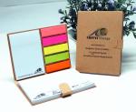 Note pad advertising pad 100X75mm with sticky note logo customized