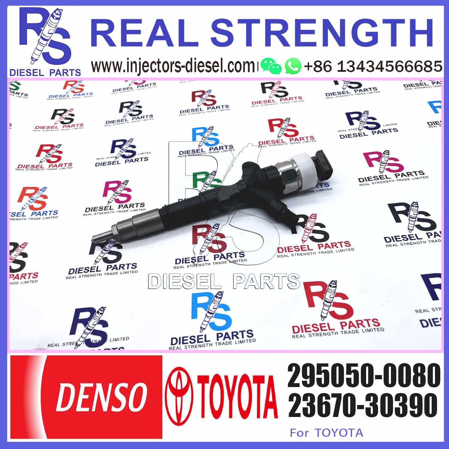 Diesel common rail injector 2950500080 295050 0080 295050-0080 for diesel injector