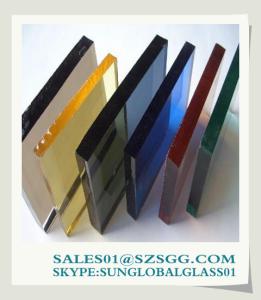 Quality 5mm natural color tinted glass wholesale