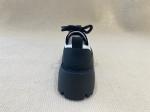Summer Black And White Platform Loafers OEM ODM Casual Loafers For Women