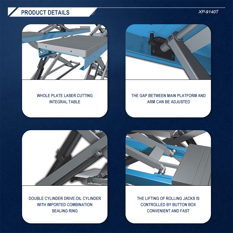 4000kg Auto Wheel Alignment Scissor Car Lift with CE