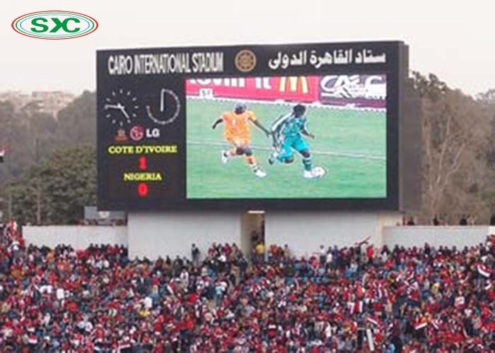 Advertising Rental Screens Full Color Basketball Court Signs P8 Stadium LED Displays