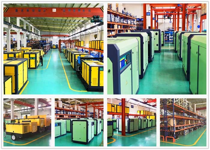 90kw 120hp VFD Air Compressor VSD / VF Double Screw Air Compressor