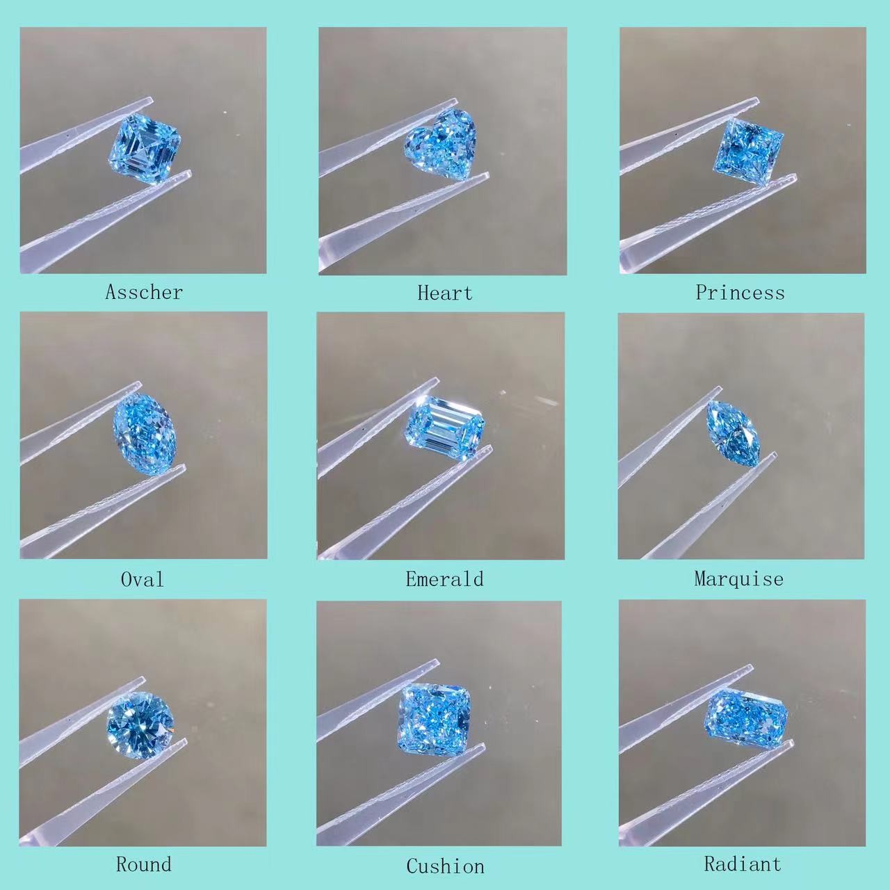 IGI Certified cvd synthetic diamonds cvd tool jewelry design lab made diamonds earing necklace