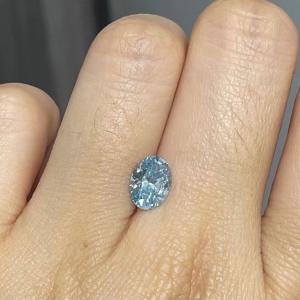 Quality 3.46carat Lab Grown Blue Diamonds Pear Shaped CVD Non Inlaid High Grade 54 Grit wholesale