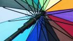 30 Inches Chromatic mens Golf Umbrella Metal Shaft Wooden Handled With Heat