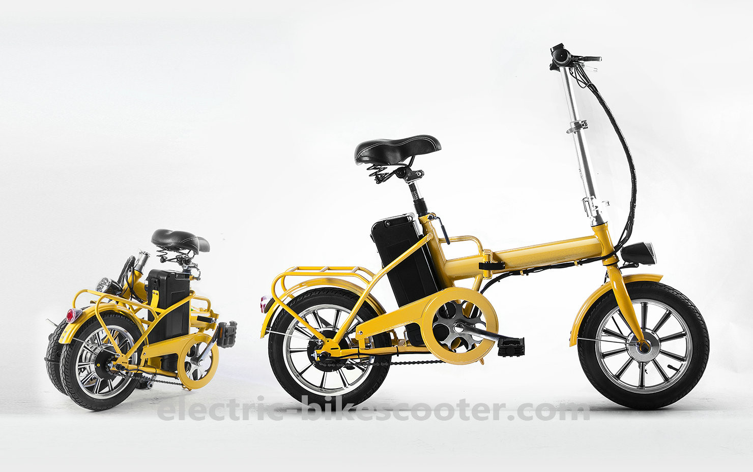 36V 8Ah Mini Electric Folding Bike Lightweight For Ladies