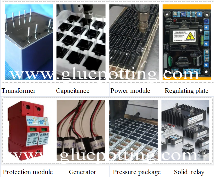 40L Tank Capacity Polyurethane Potting Machine for Epoxy Glue Mixing and Dot Applicator
