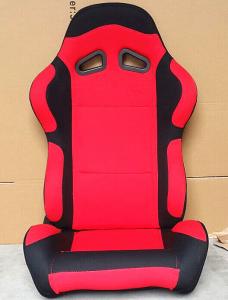 Quality Black And Red Sport Racing Seats Universal Cars Parts Foldable With Safety Belts wholesale