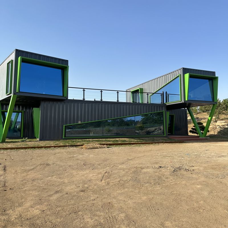 Colourful Camping Container House for Small Store Creative Design Steel Personalized