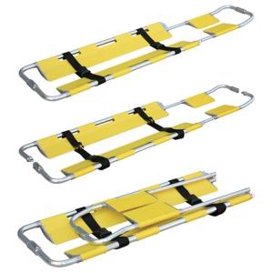 Quality 2100MM 44CM Ambulance Trolley Bed Aluminum Alloy Back Board Stretcher Lightweighted wholesale