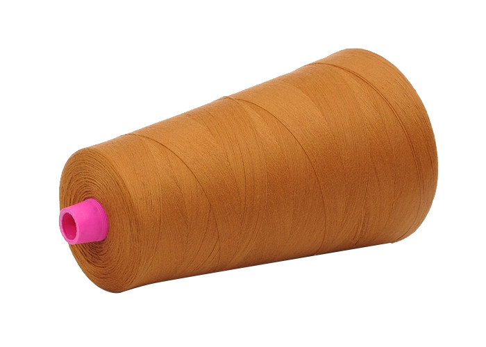 Red Spun Polyester Upholstery Sewing Thread For Sewing Machines 42/2 5000 Yards