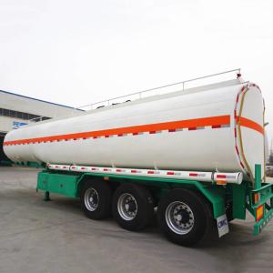 Quality Liquid Fuel Transport CIMC 50m3 Crude Oil Tanker Trailers wholesale