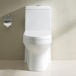 1.28Gpf Water Flush Skirted One Piece Toilet Compact Cupc Bathroom Elongated