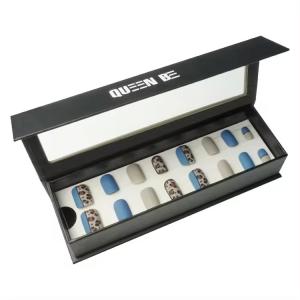 Quality Custom Logo Luxury Empty False Nail Gift Box for Press On Nails Packaging wholesale