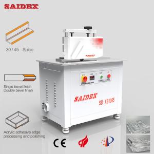 Quality 2.5kw 10A Electric Acrylic Trimming Machine Length 1000mm 250kg Small 45 Degree Beveling Rounded Edge Polishing Machine wholesale