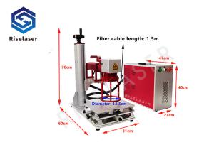 Quality Non Metal 20kHz 20W Handheld Fiber Laser Marking Machine Air Cooled wholesale