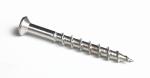 Brushed Recycled WPC Decking Accessories Plastic Clips Screw Waterproof