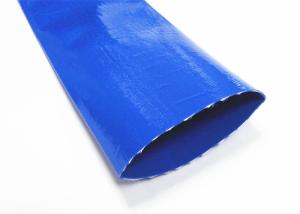 Quality Irrigation Light Duty Pvc Layflat Hose Thickness 1.2 - 3.2mm Uv Resistant wholesale