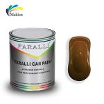 Auto Coating 1K Transparent iron Yellow Acrylic Refinish Glitter Car Paint