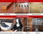 Custom Steel Horse Stable Partitions / Horse Stable Box With Riding Equipment