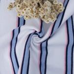 Soft And Durble Simple And Good Quality Striped Cotton Fabric For T- Shirt