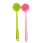 OEM Logo Hygienic Exfoliate Cleaning Silicone Shower Brush