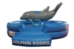 Quality Inflatable Dolphin Rodeo Game WSP-298/Sport game for adult or children wholesale