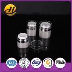 White Transparent Plastic Pump Bottles / Cosmetic Airless Spray Bottle