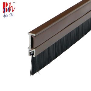 Quality Aluminium Alloy Door Bottom Sweep With Brush wholesale