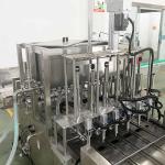 Stainless Steel MAP Tray Filiing Sealing Machine 0.4-0.6Mpa Air Pressure
