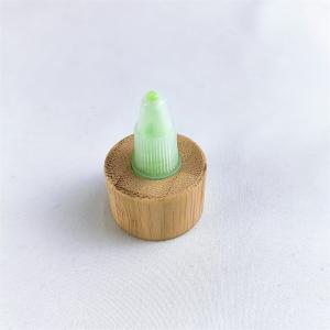 Quality 24/410 28/410 Disc Top Caps with Bamboo Collar for Lotion and Cosmetics wholesale