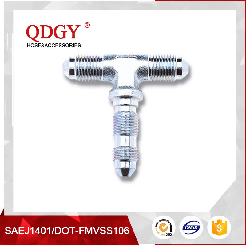 qdgy -3 AND -4 AN & SAE Brake Adapter Fittings BULKHEAD TEE
