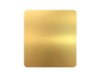 Golden Color Brushed Anodized Aluminum Panels 5052 For Building Decoration