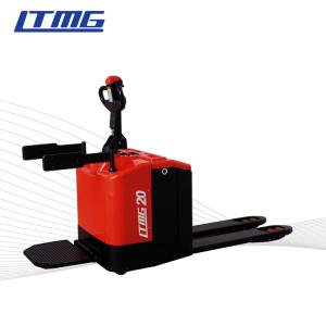 Quality Yellow 2.5 Ton Full Electric Pallet Truck , Electric Walkie Pallet Jack Machine wholesale