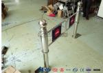 304 Stainless Steel Swing Barrier Gate Intelligent Manual Entry Turnstiles For