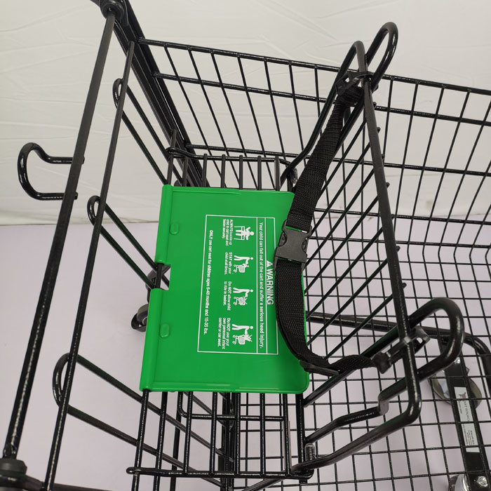 Black Classic Lightweight Shopping Trolley Cart American Style 80L