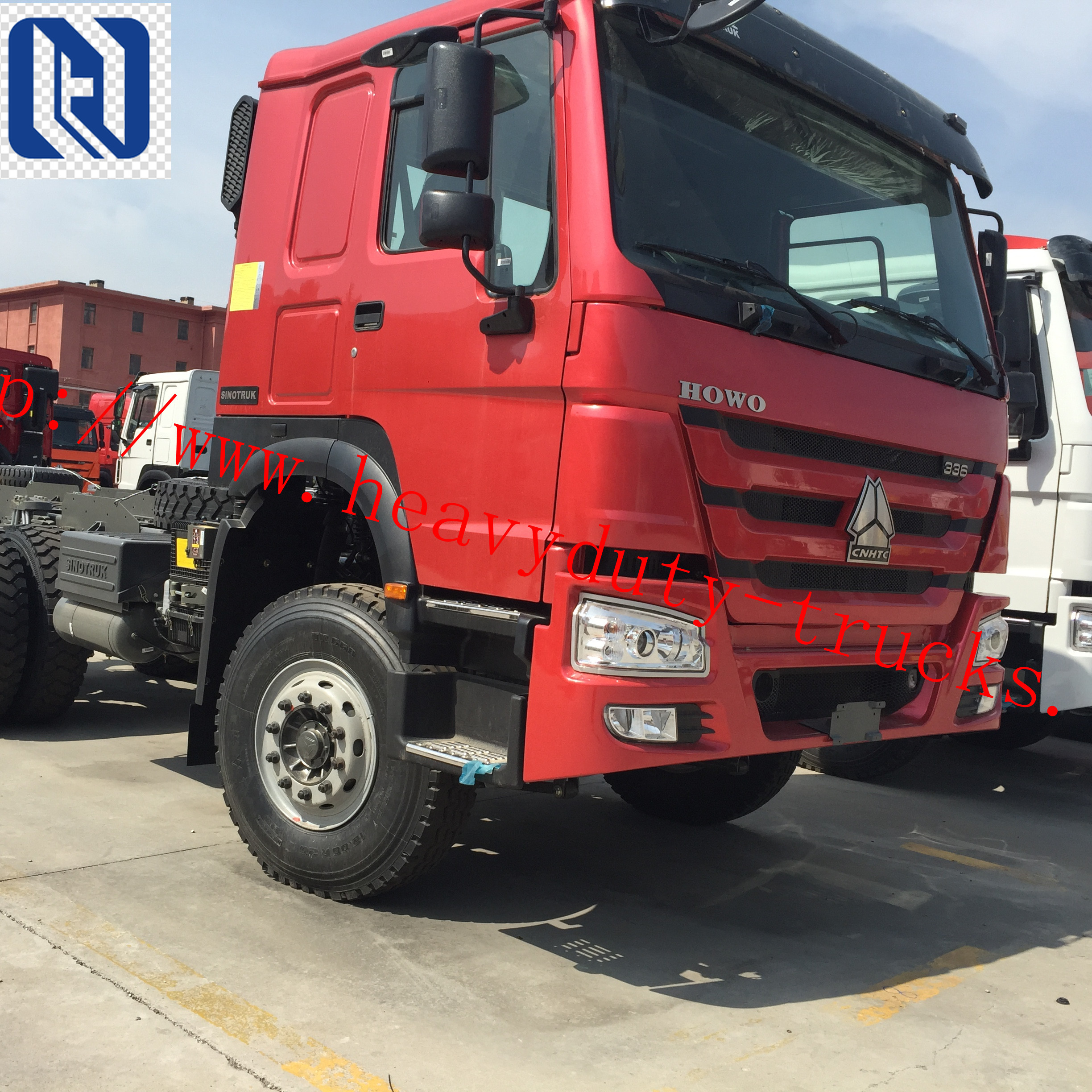 Sinotruk Howo Prime Mover Truck 336hp 4x2 Tractor Truck Dimension 6110 X 2496 X 2958mm With 2.0inch