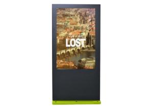 Quality Free Standing Outdoor Digital Signage Displays Safe Glass Sunlight Readable wholesale