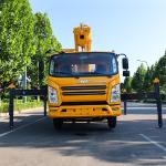 New Design HKS28 28M man truck lift Telescopic Boom truck aerial bucket
