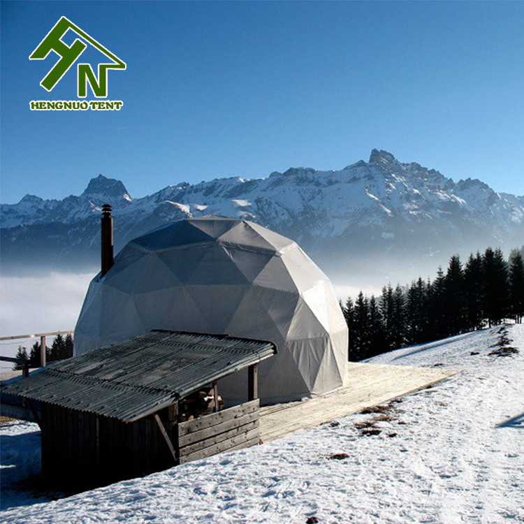 Big Transparent Bay Window Geodesic Dome Tent For Outdoor Event