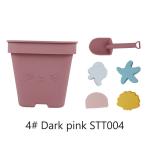 Wholesales Silicone Baby Toy Bucket Set Beach Toy Children Sand Playing Mold