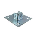 6mm Galvanized Finish Low Carbon Steel Brackets Cast Post Bases