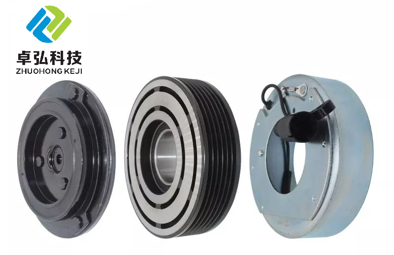 BMW BRILLIANCE 3 Series E46 2003-2005 CALSONIC KANSEI Auto AC Compressor Pulley Clutch Kit 6PK 110MM 12V
